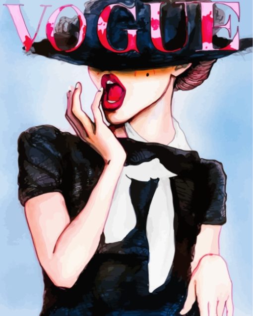 vogue-woman-paint-by-numbers