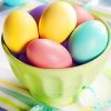 Colored Easter Eggs paint by numbers