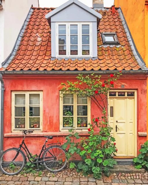 Denmark-Aarhus-Cute-Little-House-paint-by-numbers