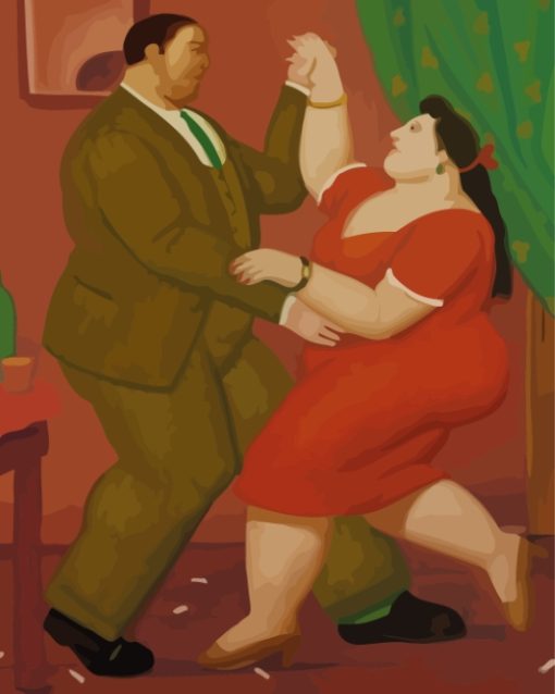 Fat Couple Paint by numbers