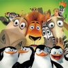 Madagascar Animation Animals Paint by numbers