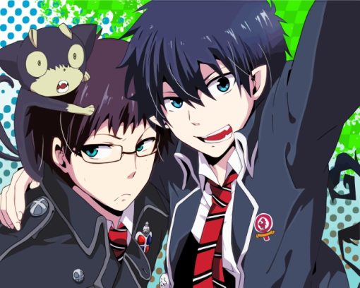 Yukio And Rin Paint by numbers