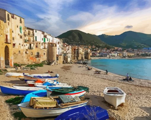 aesthetic-cefalu-europe-italy-paint-by-numbers