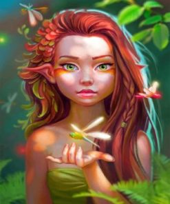 Beautiful Fairy Paint by numbers