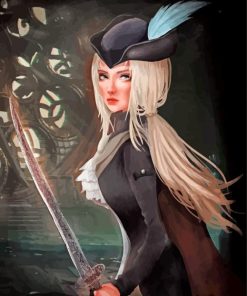 Bloodborne Lady Maria Paint by numbers