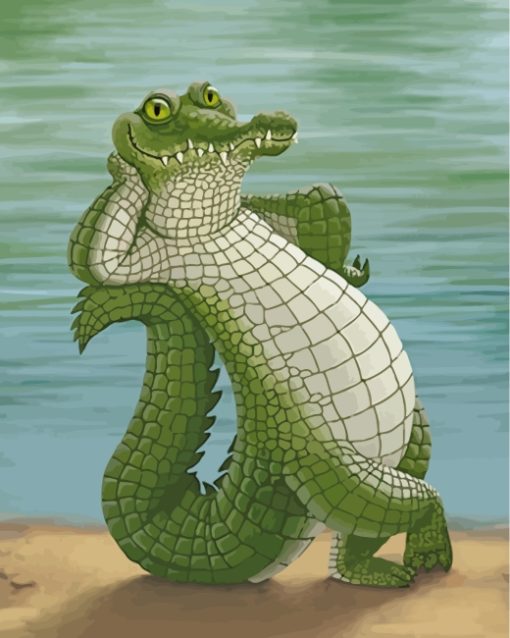 cute-Crocodile-paint-by-numbers