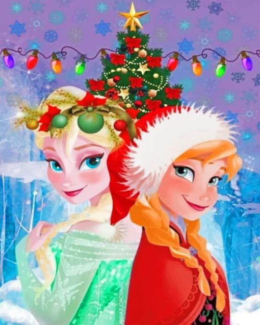 disney-frozen-christmas-paint-by-numbers
