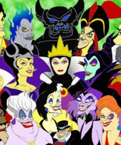 Disney Villains Paint by numbers