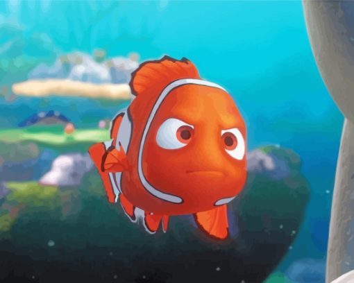 finding-nemo-touching-the-boat-paint-by-numbers