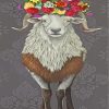 floral-ram-paint-by-numbers