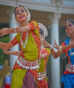 Indian Girls Dancing Paint by numbers
