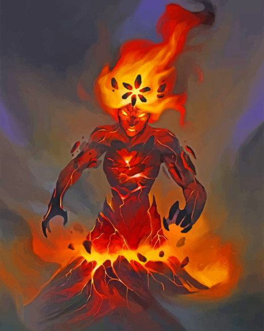 mad-volcano-woman-paint-by-number