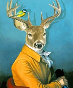 mr-deer-and-bird-paint-by-number
