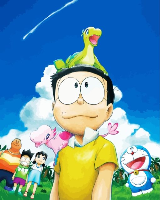 Nobita Nobi Doraemon Paint by numbers
