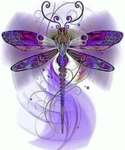 purple-dragonfly-paint-by-number