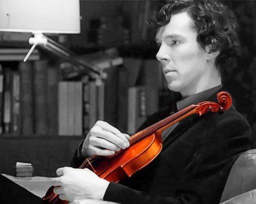 sherlock-holmes-playing-violin-paint-by-number