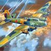 Soviet Pe 8 Bomber Paint by numbers