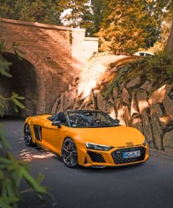 yellow-audi-paint-by-number