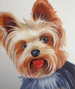 Yorkshire Terrier Dog Paint by numbers