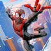 Miles Morales Spider Man Hero paint by number