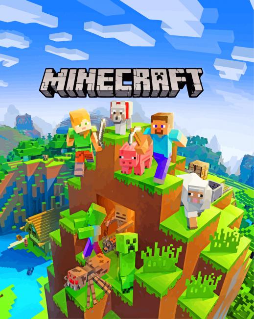 Minecraft Online Game Paint By Numbers