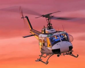 Aesthetic Helicopter Paint by numbers