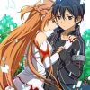 Sword Art Online Couple paint by numbers