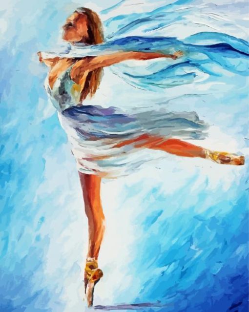Abstract Dancer Paint By Number