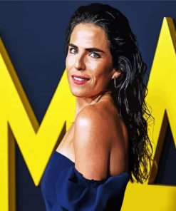 Actress Karla Souza paint by numbers