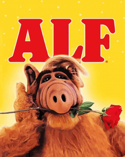 Alf Poster paint by numbers