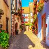 Alsace Village paint by numbers