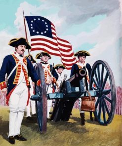 The American Revolution War Paint By Number