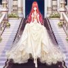 Anime Girl Wearing Ball Gown Dress paint by numbers