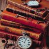 Antique Books and Watches paint by numbers