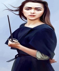Arya Stark Game Of Thrones paint by numbers