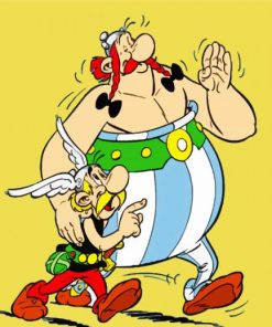 Asterix Comic Serie paint by numbers