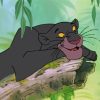 Bagheera The Black Panther Paint By Number