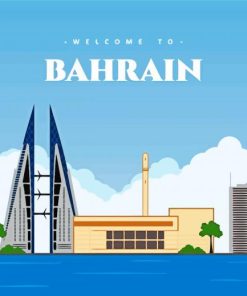 Bahrain Posters paint by numbers