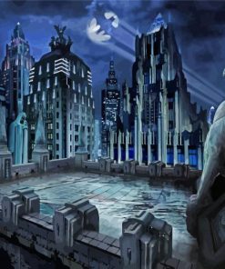 Batman Gotham City Paint By Number