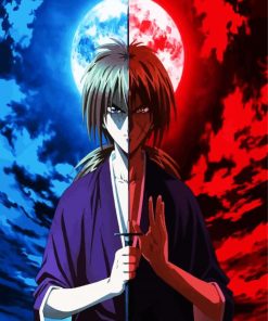 Battoussi Kenshin Himura Paint By Numbers