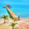 Belize Island Seascape paint by numbers