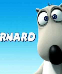 Bernard Bear Animation paint by numbers