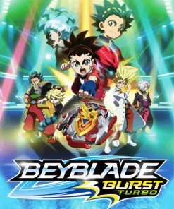 Beyblade Brust Anime paint by numbers