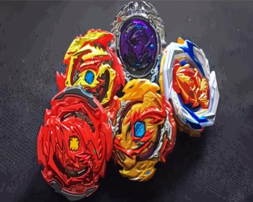 Beyblade paint by numbers