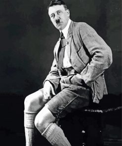 Black And White Adolf Hitler Paint By Number