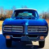 Blue Pontiac Gto Car Paint By Number