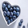 Blueberries In Heart Bowl paint by numbers