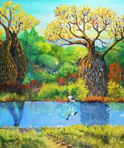 Boab Trees Art Paint By Number