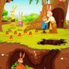 Bunnies Burrow paint by numbers