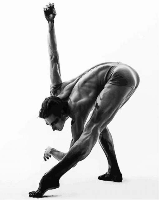 Black And White Ballerino Paint By Number